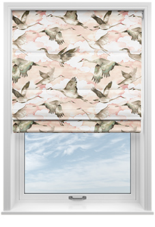 Flyway, Blush - Twist&Fit Roman Blind